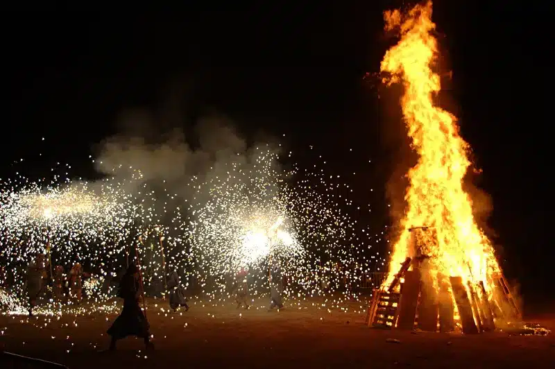 Image de la « Nit de Sant Joan », l'un des événements typiques de Majorque.
