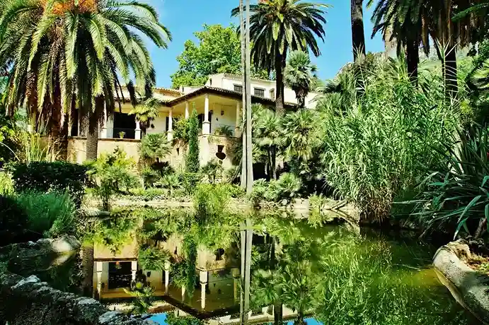 Así se ven los Jardines de Alfabia, perfecto para pasear por allí si no sabes qué hacer en Mallorca con mal tiempo